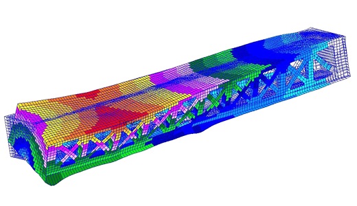 The FEM analysis of an assembly jig base